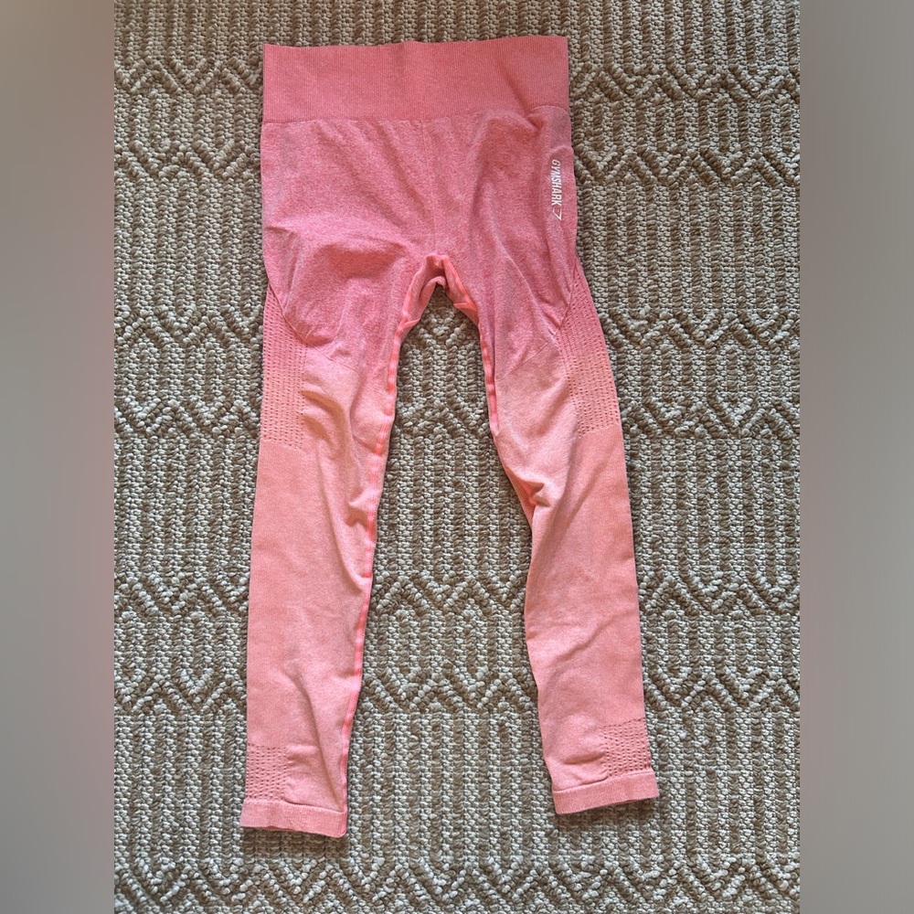 Gymshark pink highwaisted leggings size large
